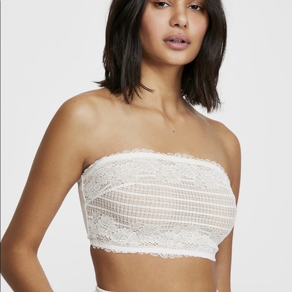 NWT Free People Camilla Bandeau Bralette Ivory L - Picture 2 of 15